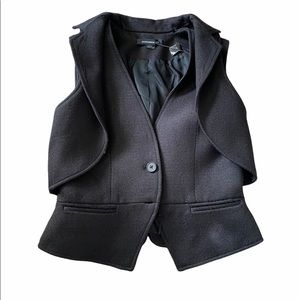 Alexander Wang Double Layered Short‎ Black Vest